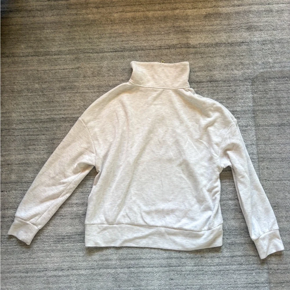 Varley Hawley Half-Zip Sweat (Ivory Marl) - Picture 2 of 4